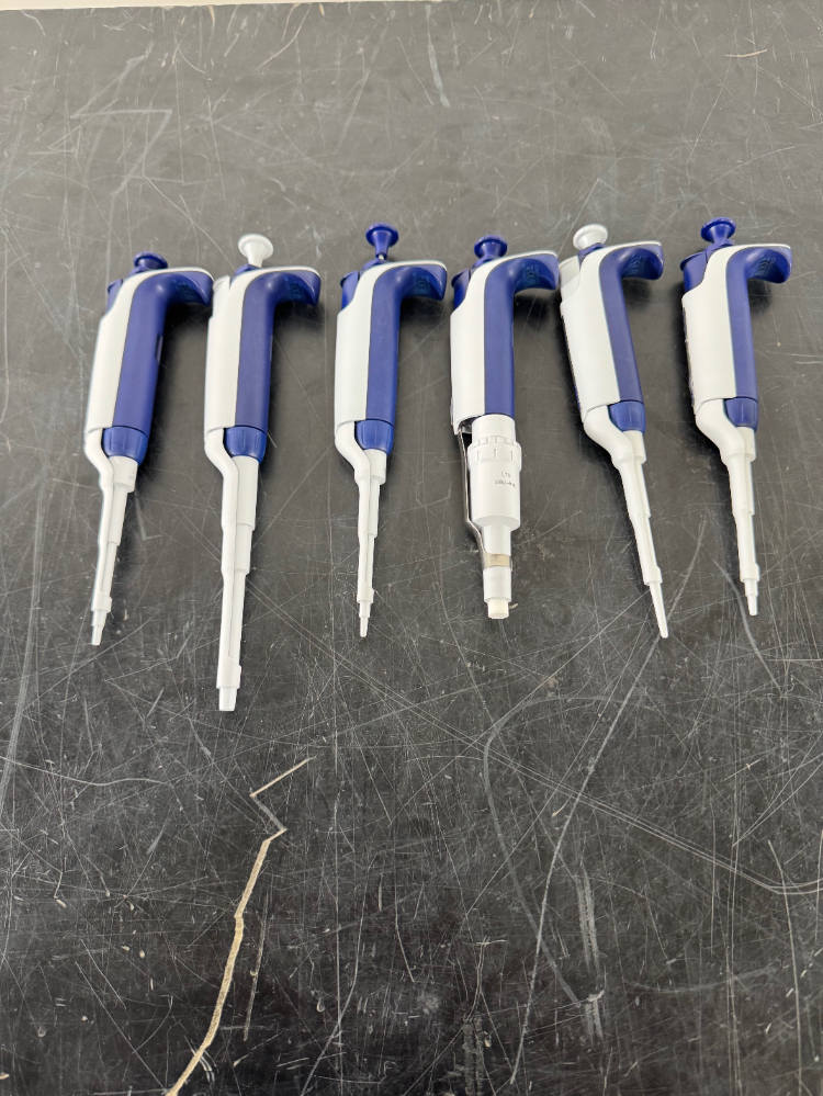 Image of Rainin Pipet Lite-XLS Single Channel Pipettes - Quantity 6